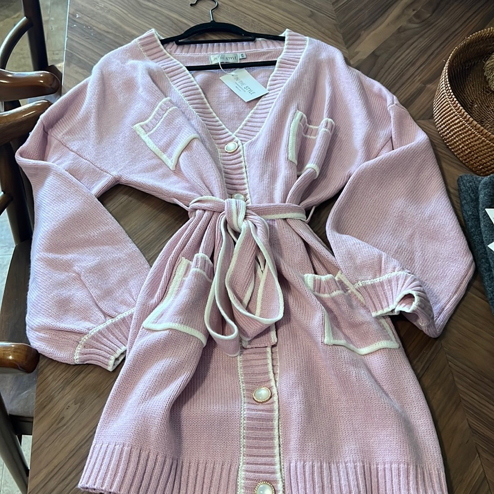 Pink Cardigan/Dress